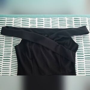 Gibiu Elegant Black Off-Shoulder Women's Bodycon Dress Extra Small